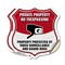 Signmission Private Property Shield Sign No Trespass, 6 inch X 6 inch, Vinyl Decal, 2PK SHI-D-2PACK-6-443 - alternate 1