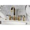 Kingston Brass Bridge Kitchen Faucet with Brass Sprayer, Polished Brass KS8262DKLBS - alternate 2