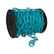 Mr. Chain 3" x 60' Turquoise Plastic Safety Chain - Reel 80156 - alternate 1