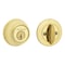 Kwikset Polished Brass Metal Deadbolt 96600-873 - alternate 1
