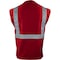 Ironwear Hi-Vis FR Safety Vest M Class 2 , Zipper 3 Pockets 1255FR-RZ-RD-MD - alternate 3