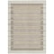 Homeroots 8' X 10' Ivory And Beige Striped Washable Indoor Outdoor Area Rug 610477 - alternate 5