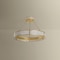 Hudson Valley Lighting Halcott 1 Light Chandelier in Vintage Gold Leaf Finish 6930-VGL - alternate 3