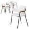 Leisuremod Axis Collection Modern Dining Chair in White, 4PK AC22W4 - alternate 1