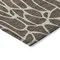 Homeroots 3' X 5' Brown And Beige Geometric Washable Indoor Outdoor Area Rug 599268 - alternate 5