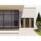 Vdomdoors Aluminum Double Doors Dekton 0163 Venezia Noce 2 Sidelights Entry Door Painted (W100xH80) Left hand DEKTON0163DEXD-VEN-W14+72+14xH80-LH-O - alternate 2