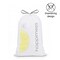 Happimess 13.2-Gallon 50L Lemon Scented Drawstring Trash Can Liner, White, 20-Count, 1-Pack of 20 Liners HPM3100C-W-1SET - alternate 3