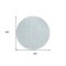 Homeroots 8' Sky Blue And Beige Round Ogee Washable Indoor Outdoor Area Rug 601652 - alternate 6