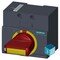 Siemens front mounted rotary operator EMERGENCY OFF IEC IP30/40 accessory for: 3VA51 3VA9137-0EK15 - alternate 2