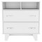 Homeroots 32" White Two Drawer Dresser 534954 - alternate 11