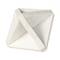 Homeroots White Marble Geometric Square Sculpture 392536 - alternate 1