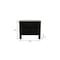 Homeroots Black and Ivory 41in Kitchen Island With Storage 477868 - alternate 4
