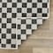 World Rug Gallery Contemporary Checkered Weather Resistant Reversible Indoor/Outdoor Rug 2 ft x 7 ft Black WR114BLACK2X7 - alternate 3