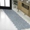 Jonathan Y Alice Classic Cottage Two-Tone Scalloped Turquoise/Cream 2 ft. x 8 ft. Shaped Runner Rug SHP103D-28 - alternate 4