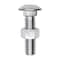 Auveco 1/2in x 2in Carriage Bolt Zinc, 10PK 9507 - alternate 1