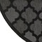 Homeroots 10' Charcoal And Black Round Trellis Indoor Outdoor Area Rug 545218 - alternate 4