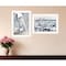 Homeroots Set Of Two Pelican Party White Framed Coastal Wall Art, 2PK 407082 - alternate 3