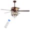 Jonathan Y Becky 52" 3-Light Crystal LED Chandelier Fan With Remote, Oil Rubbed Bronze JYL9707A - alternate 8
