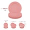 Smarty Had A Party 7.5" Matte Fuchsia Round Disposable Plastic Appetizer/Salad Plates (120 Plates), 120PK 4857FU-CASE - alternate 4