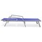 Leisuremod Marlin Patio Chaise Lounge Chair with Armrests in Grey Aluminum Frame, Navy Blue, 2PK MLAGR-77NBU2 - alternate 4