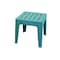 Adams Mfg Co Big Easy Teal 18.9 In. Square Resin Stackable Side Table 258367 - alternate 1