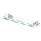 Gatco Premier Railing 20" Glass Shelf, Satin Nickel 1438SN - alternate 1