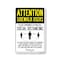 Signmission PSA, Sidewalk Users Practice Social Distancing, 10in X 7in Rigid Plastic, OS-NS-P-710-25375 OS-NS-P-710-25375 - alternate 1