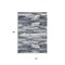 Homeroots 10' X 14' Gray And Silver Abstract Washable Indoor Outdoor Area Rug 612514 - alternate 4
