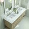 James Martin Vanities Breckenridge 72'' D Vanity, Whitewashed Oak w/ Ethereal Noctis Silestone Top w/ Wireless Charger 330-V72-WWO-FENC - alternate 2