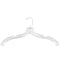 Nahanco 17in Clear Plastic Jumbo Weight Shirt Hanger, 100PK 405 - alternate 1
