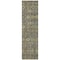 Homeroots 8' Runner Blue and Orange Floral Washable Non Skid Indoor Outdoor Runner Rug 564348 - alternate 4