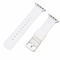 Elegani Replacement Rubber Watch Replacement Band Compatible with Apple Watch 38mm, Clear, Silver Buckle OMGSWT-CLR-38 - alternate 1