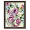 Homeroots Abstract Floral Black Framed Print Wall Art 529922 - alternate 1