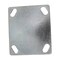Vestil Glass Filled Nylon Rigid Caster 4 In. Diameter x 2 In. Width 800 Lb. Capacity Black CST-VE-4X2GFN-R - alternate 4