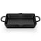 Martha Stewart 12 Inch Square Pre-Seasoned Cast Iron Grill Pan with Pour Spouts 96363.01 - alternate 3