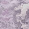 Homeroots 8' Lavender And Lilac Round Abstract Washable Indoor Outdoor Area Rug 609572 - alternate 3
