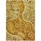 Homeroots 8' X 10' Terra Cotta Brown And Gold Floral Medallion Washable Indoor Outdoor Area Rug 603206 - alternate 2