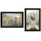Homeroots Set Of Two Bloom Where You are Planted 2 Black Framed Print Wall Art, 2PK 407481 - alternate 3