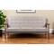 Homeroots 69" Beige Polyester Sofa With Brown Legs 396458 - alternate 4