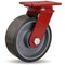 Hamilton ForgeMaster Swivel Caster, 8" x 3" Duralast XC Polyurethane (70D) on Cast Iron Wheel S-FM-83DB70 - alternate 1