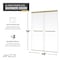 Anzzi 76 in. x 44-48in. Frameless Sliding Shower Door in Brushed Gold , 3/8in 10mm Tempered Clear Glass SD-AZ21-01BG - alternate 7