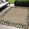 Homeroots 5' X 8' Gold Animal Print Washable Indoor Outdoor Area Rug 607645 - alternate 1