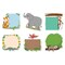 Creative Teaching Press Jungle Friends, 6'', Designer Cut-Outs, 36-Piece Set, 3PK 10926 - alternate 3