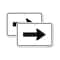 Signmission Arrow Symbol Sign, 18'' X 24'' 2 Signs, Heavy Gauge Aluminum, 2PK A-1824-2PACK-24334 - alternate 1