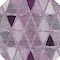 Homeroots 8' Merlot Purple And Lavender Round Geometric Washable Indoor Outdoor Area Rug 583042 - alternate 3