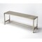Homeroots 44in Silver Iron Bench 389193 - alternate 3