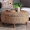 Bali & Pari Bailey Handwoven Seagrass Storage Ottoman, Round 259-14254-ZORO - alternate 8