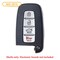 Aks Keys New Smart Prox Replacement Remote Keyless Case Shell Housing For Hyundai Kia RS-HYUNDAI-10 - alternate 2