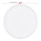Smarty Had A Party 85 White Flat Round Disposable Plastic AppetizerSalad Plates 120 Plates, 120PK 838-WH-CASE - alternate 6