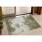 Homeroots 3' X 5' Olive Green Gray And Ivory Abstract Washable Indoor Outdoor Area Rug 599514 - alternate 1